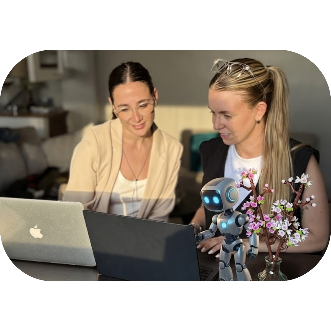 Sofi y Lau, socias de Nosotras IA